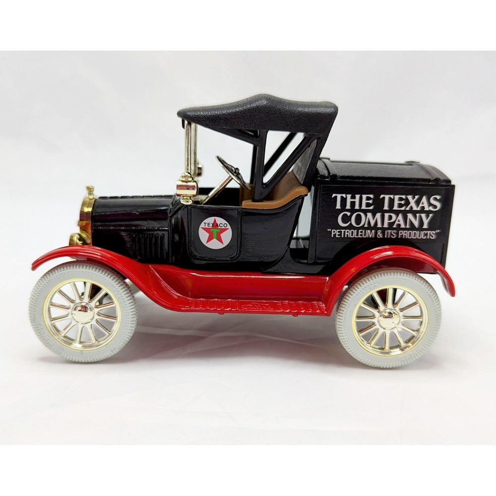 Vintage ERTL 1918 Ford Model T Runabout The Texas Company Texaco Diecast Bank
